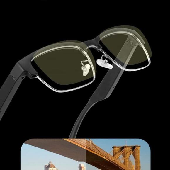 Bluetooth Glasses,New Wireless Bluetooth Glasses,Smart Audio,Indoor Outdoor - Picture 5 of 6